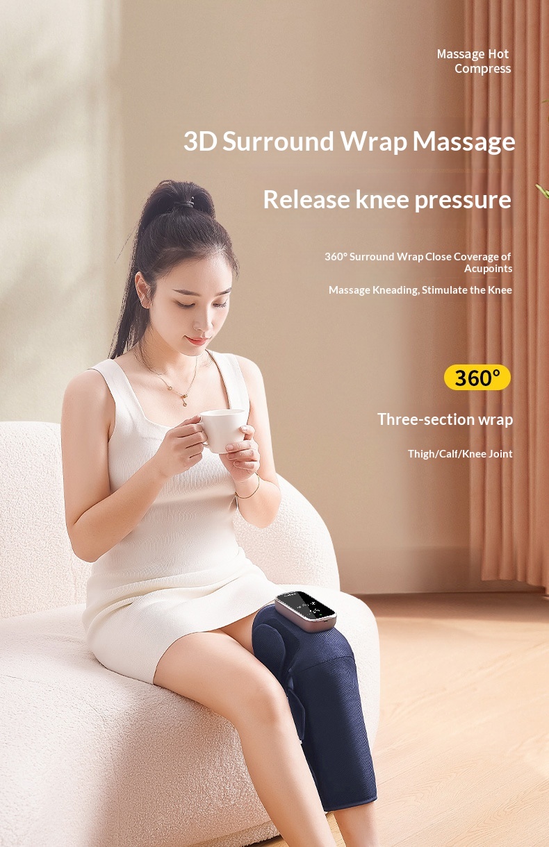 Electric Heated Knee Brace - Adjustable Temperature Warmth Therapy Support for Joint Pain Relief Cold Legs Elderly Use Portable Heat Massage Knee Wrap 9a396af0 D43e 44aa 8627 11101bc0588a Trans