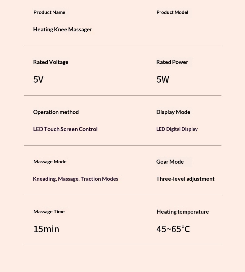 Electric Heated Knee Brace - Adjustable Temperature Warmth Therapy Support for Joint Pain Relief Cold Legs Elderly Use Portable Heat Massage Knee Wrap Bc39143e B648 40f4 82bd 3a6e0b723d7d Trans