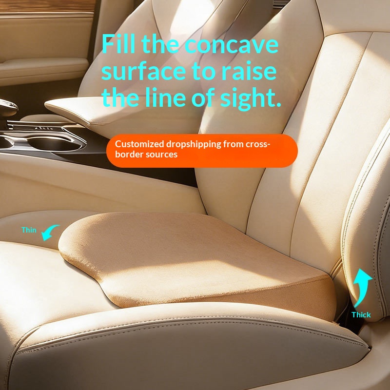 Thickened Drivers Seat Cushion With Height Adjustment