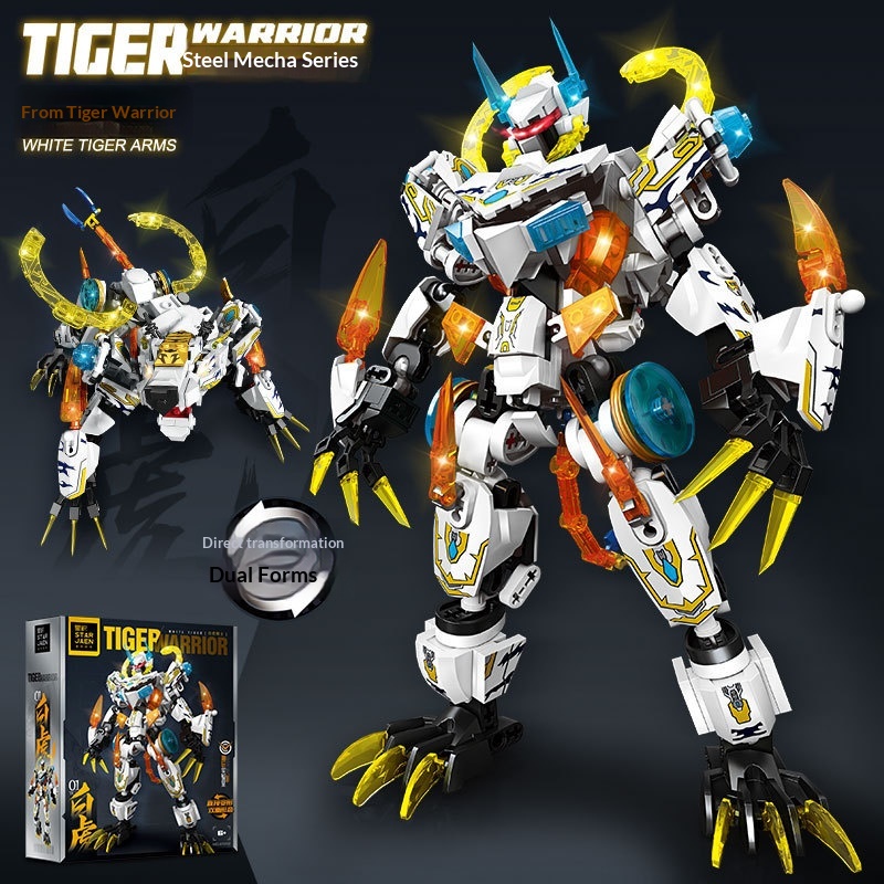 Mechanical Robot Transformation Assembly Model Educational Toy