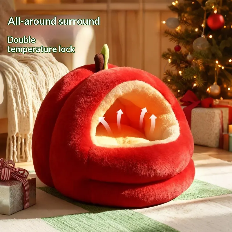 Creative Cartoon New Year Holiday Pet Bed