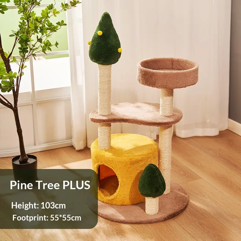 All-in-one Cat Tree And Cat Bed