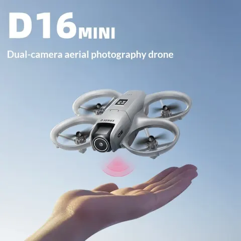 D16 Mini Drone Aerial Photography Dual-Camera Obstacle-Avoidance Racing