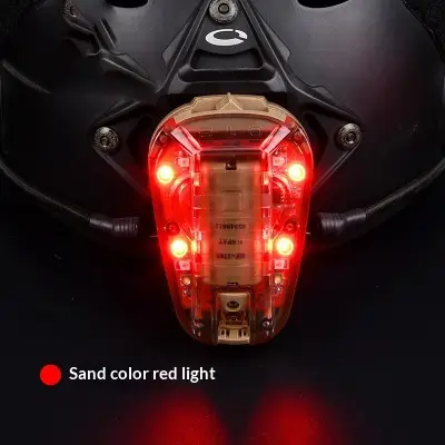 Portable Household Tactical Helmet Light Survival Signal Light