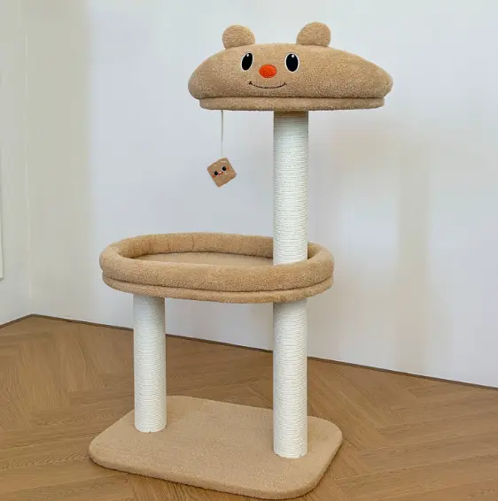 TOOCAT Butter Little Panda Climbing Frame All-in-One Catnip Toy Cat Bed Scratch-Resistant Paper Rope Dust-Free Cat Scratching Post