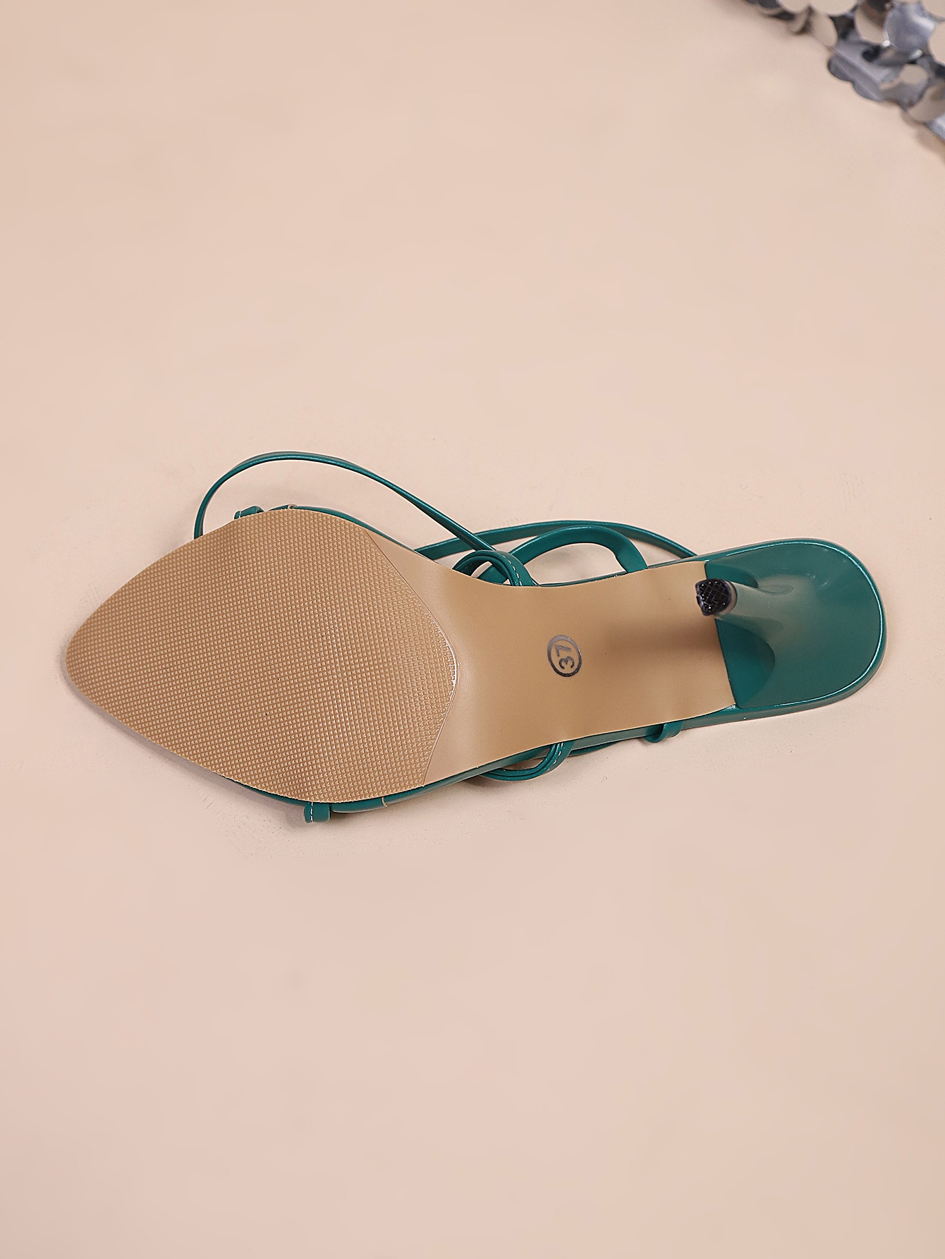 Women's Open-Toe High Heel Shoes – pair view