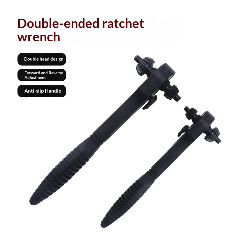 2-in-1 Ratchet Drill Chuck Key Wrench