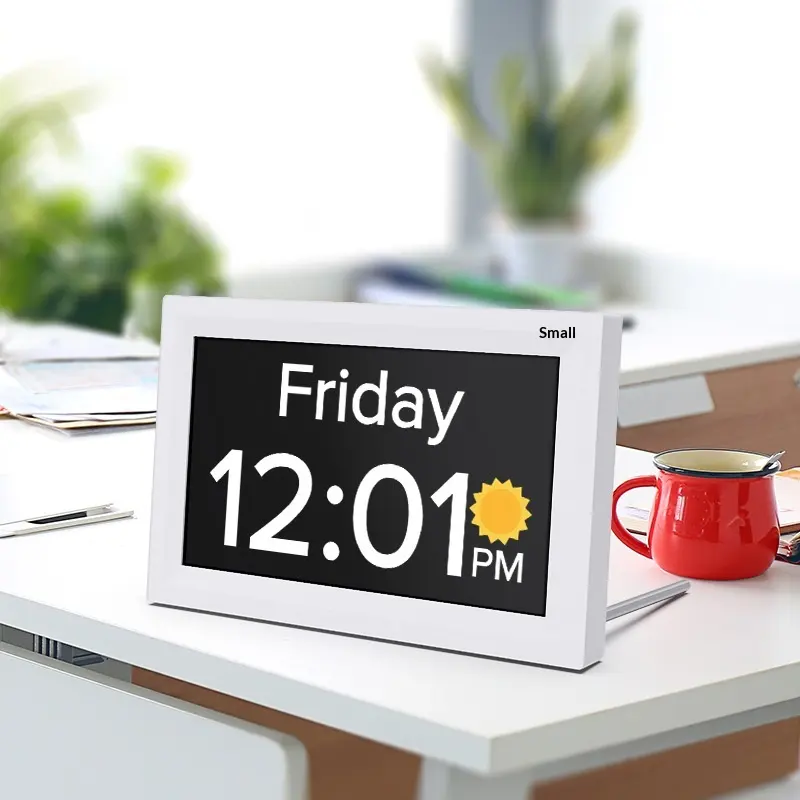 7-inch Digital Electronic Calendar Alarm Clock