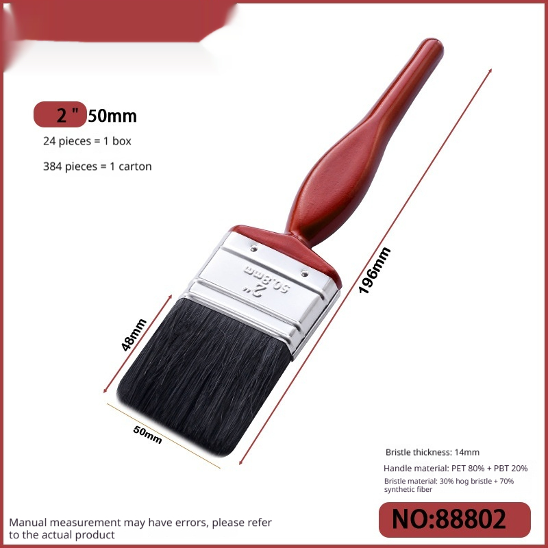 Household Talent Plastic Handle Advanced Paint Brush 5