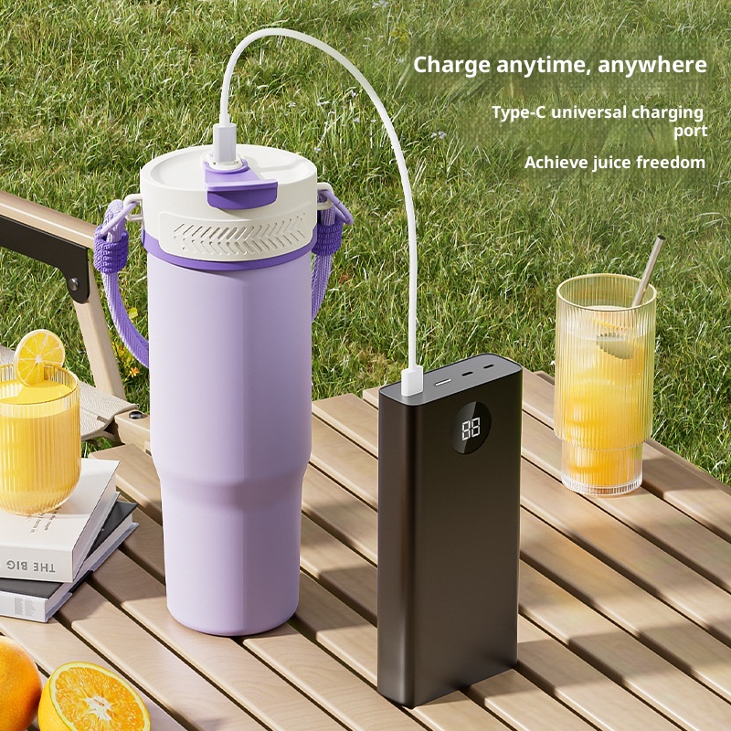 Stainless Steel Insulated USB-Powered Portable Juice Cup — foto 6
