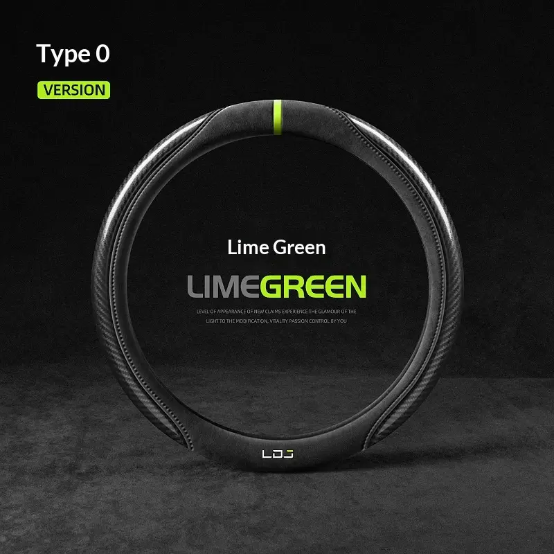 Carbon Fiber All-Season Universal Car Steering Wheel Cover