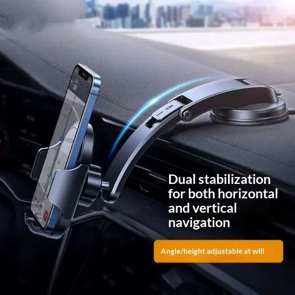 Car Phone Mount Dashboard Suction-cup Navigation Holder