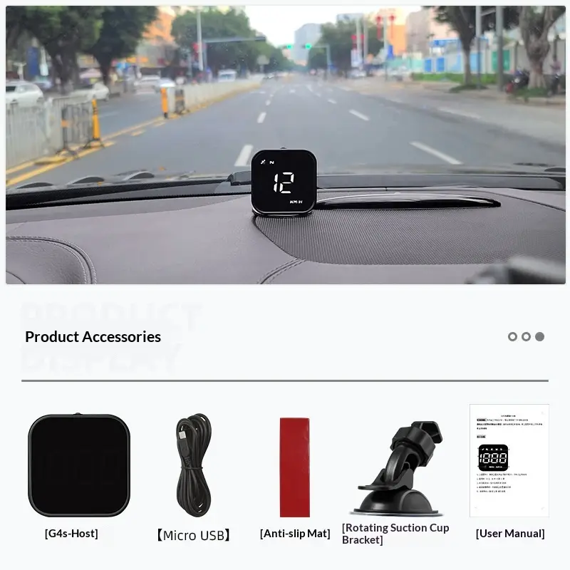 Multifunctional Speed Meter And Compass With In-Vehicle Display