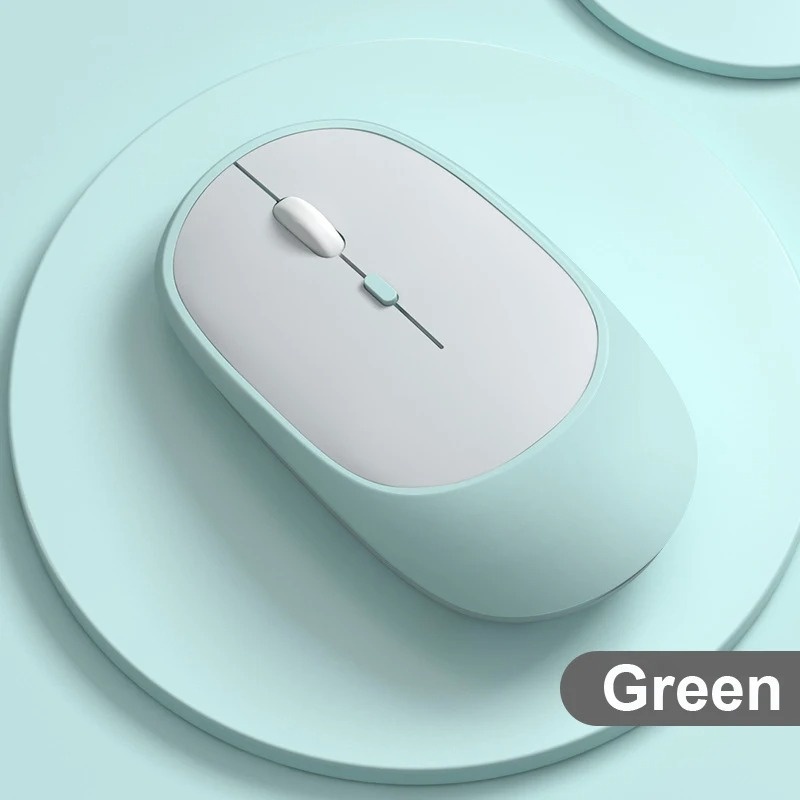 Color-block Bluetooth 24G Dual-mode Rechargeable Wireless Mouse 5