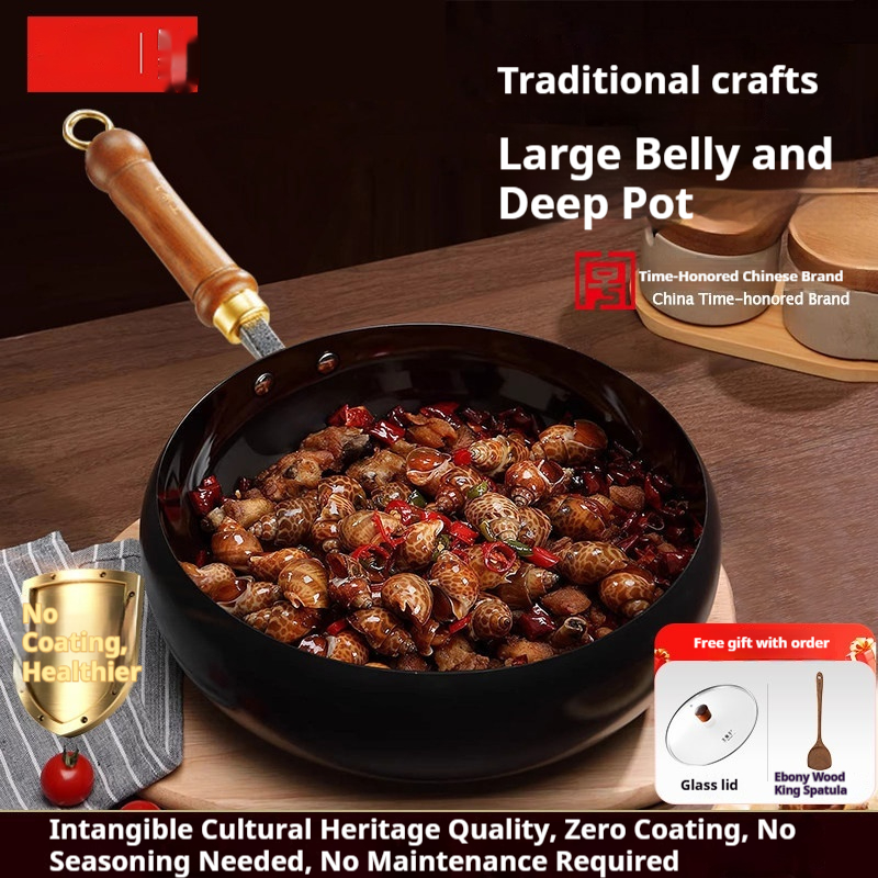 Wang Mazhi Large-capacity Wok Nonstick Home Cooking Pan — foto 5