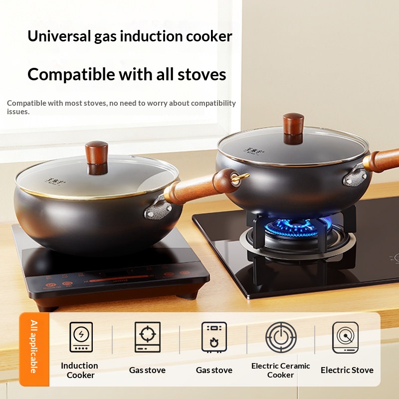Wang Mazhi Large-capacity Wok Nonstick Home Cooking Pan — foto 6