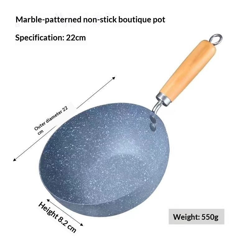 Maifanite Nonstick Pot Household Stir-fry Pan