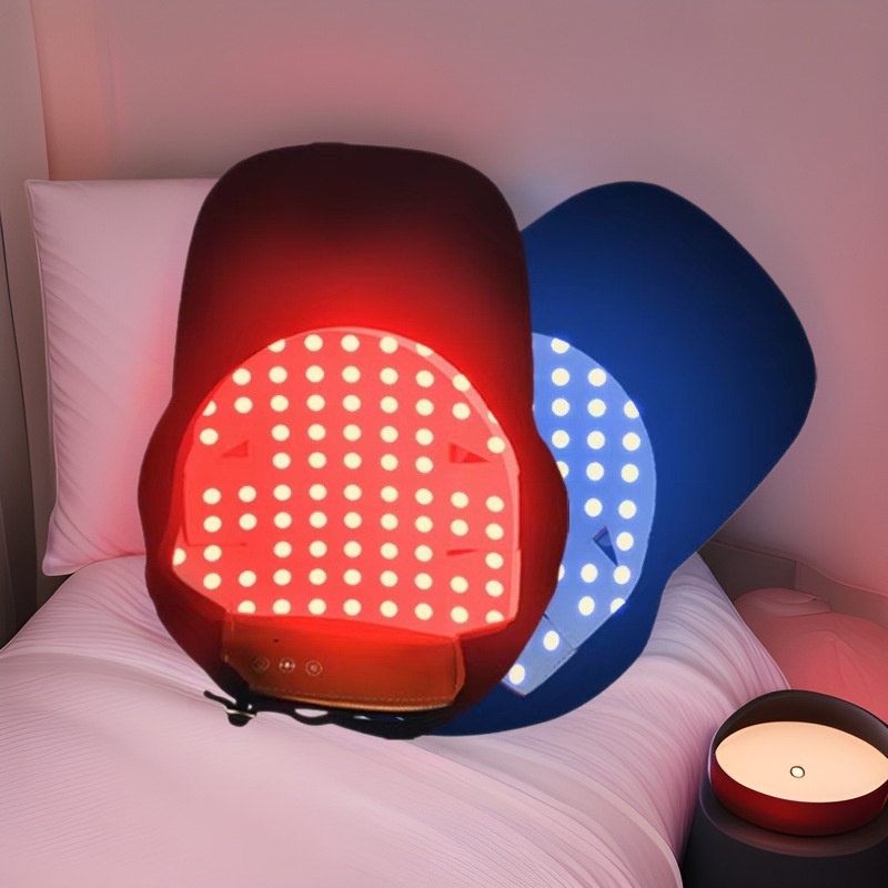 New Red-and-Blue Light Therapy Hair Care Cap