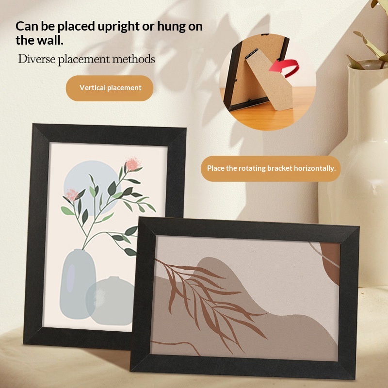 Minimalist Wooden Photo Collage Frame