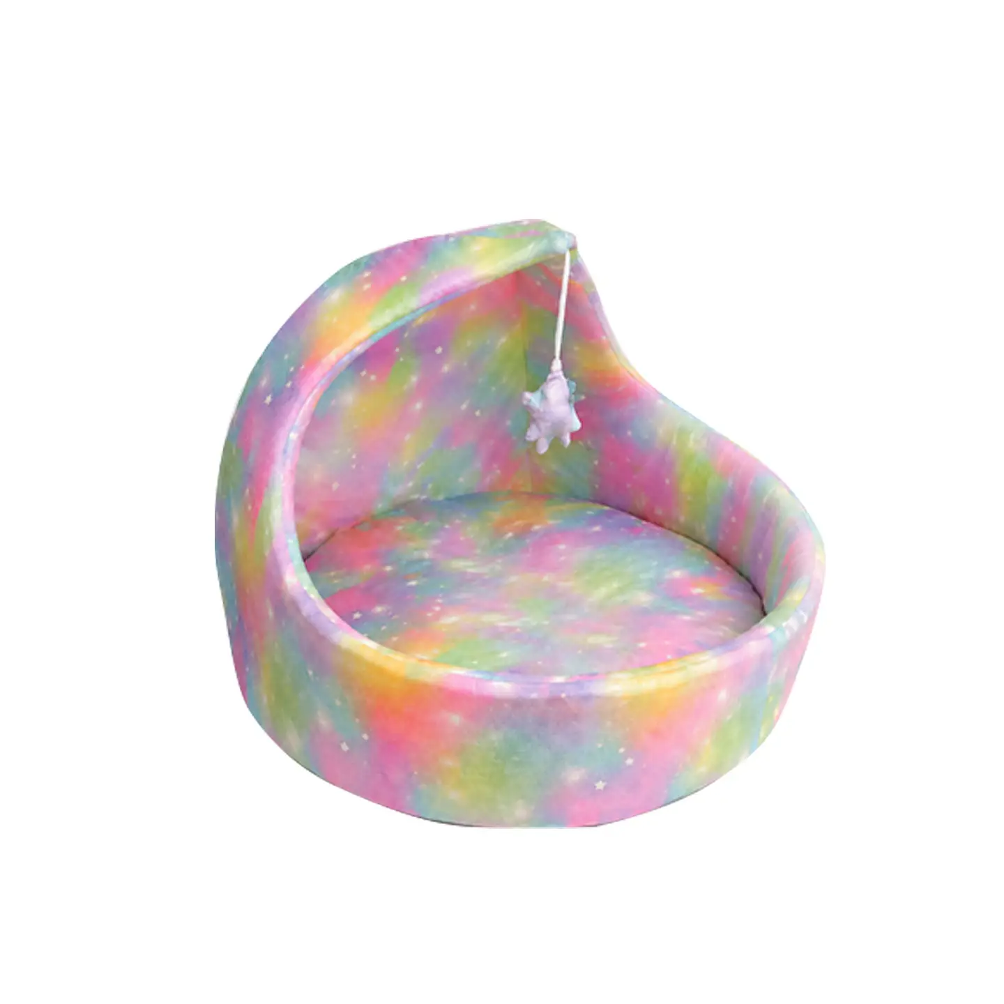 Cross-Border Starry Sky Moon Cat Bed