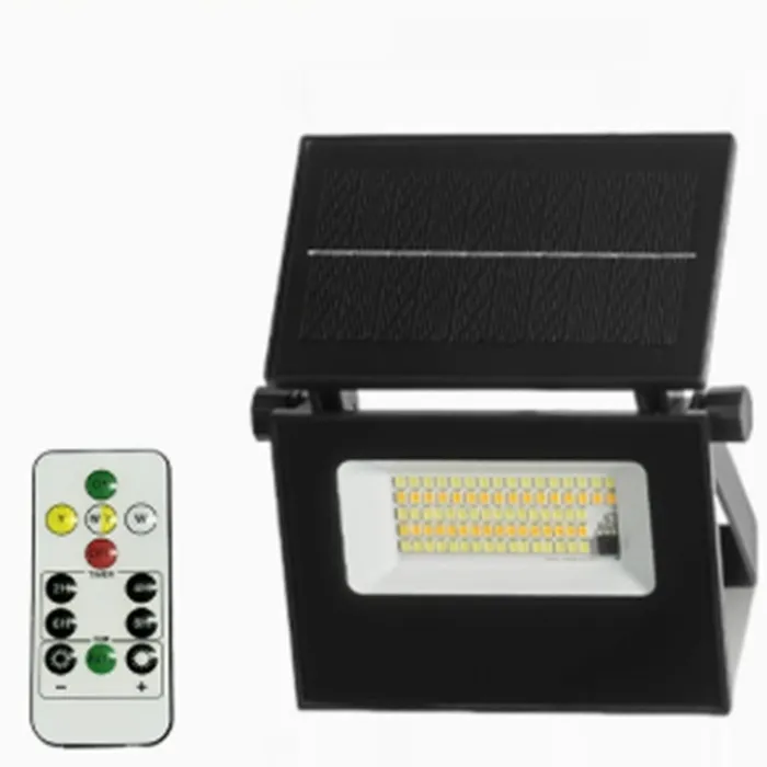 Solar-powered Sensor Lamp With Remote Control