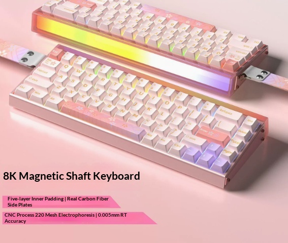 Aluminum-block Magnetic-axis Keyboard And Mouse Set For FPS Gaming Wired 2