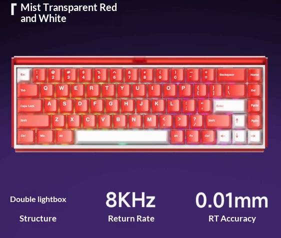 Three-mode Magnetic-axis Mechanical Gaming Keyboard For Esports 7
