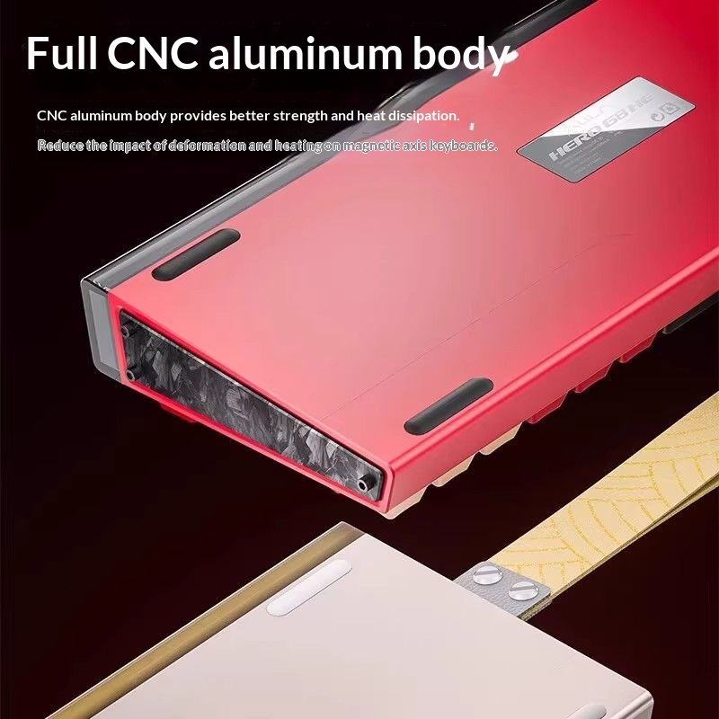 Aluminum-block Magnetic-axis Keyboard And Mouse Set For FPS Gaming Wired 5