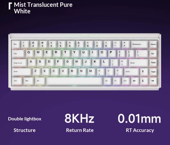 Three-mode Magnetic-axis Mechanical Gaming Keyboard For Esports 8
