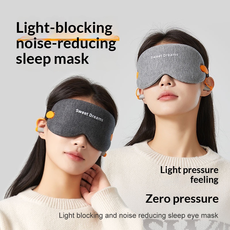 Detachable, Split-Assembly 3D Noise-Reducing Sleep Mask With Strong Light Blocking