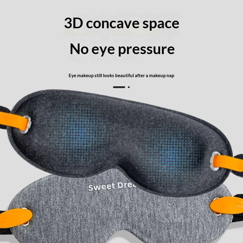 Detachable, Split-Assembly 3D Noise-Reducing Sleep Mask With Strong Light Blocking
