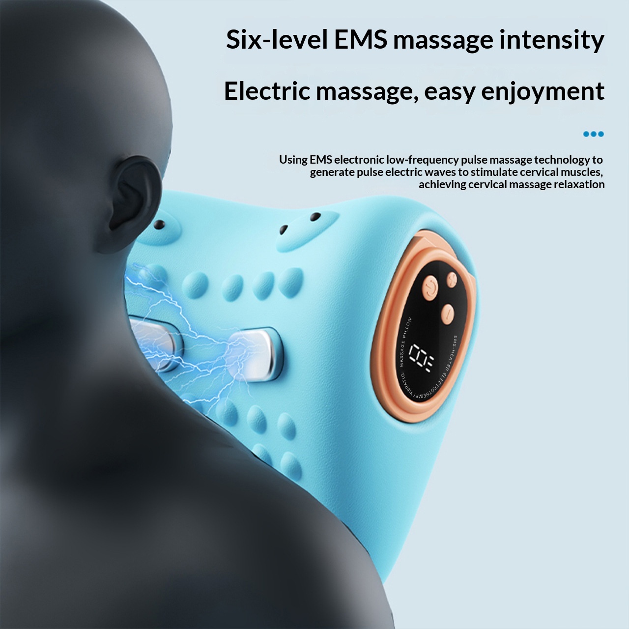 Multifunctional Massage Pillow Portable Cervical Massager