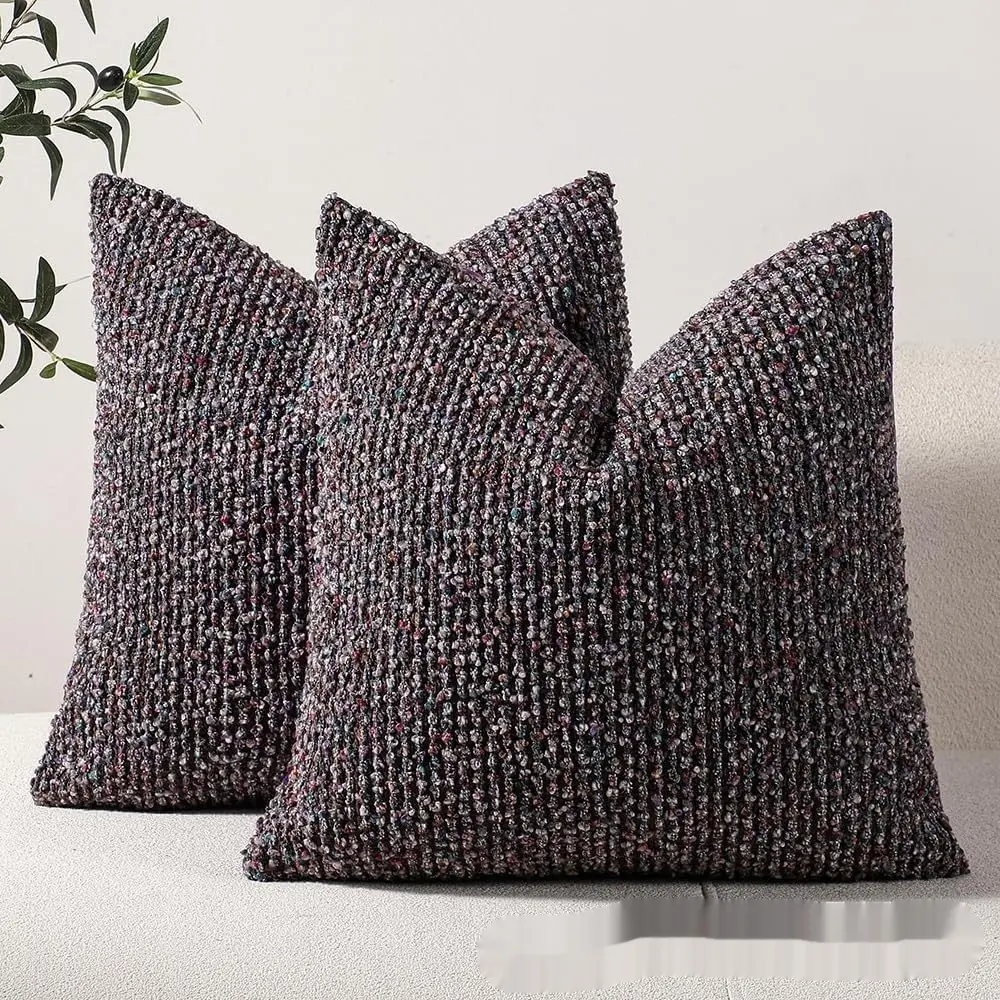 Naicai Series Wool-Curl Three-Dimensional Extra-Large-Grain High-Grammage Multi-Color Instagram-Style Pillowcase