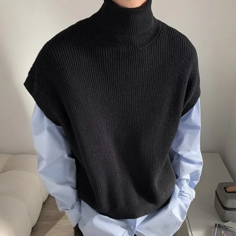Autumn Top Laid-back Style Loose-fitting Short Knit