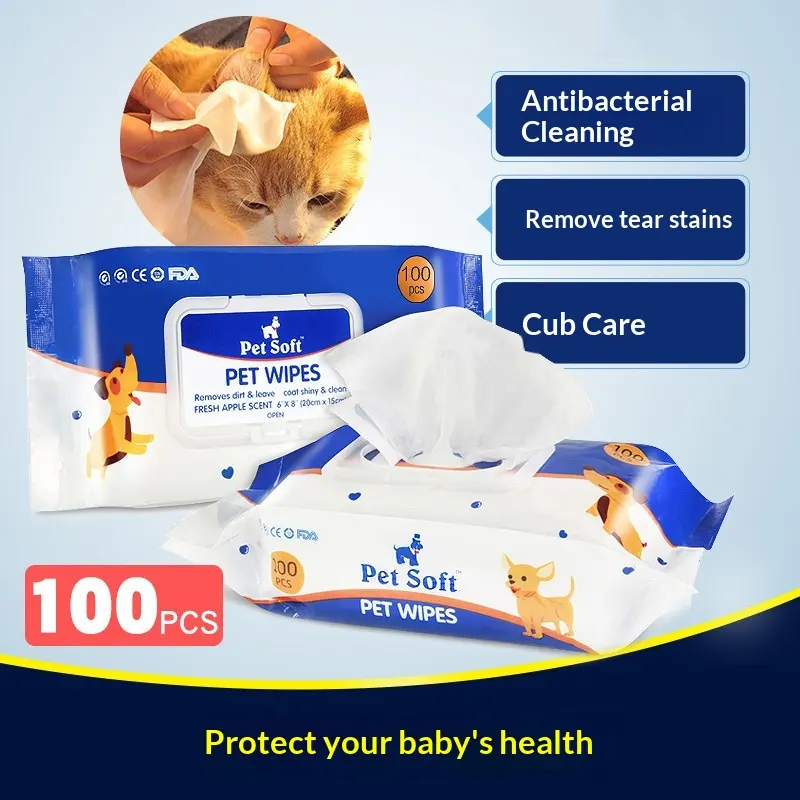 Pet Odor-removing Wet Wipes