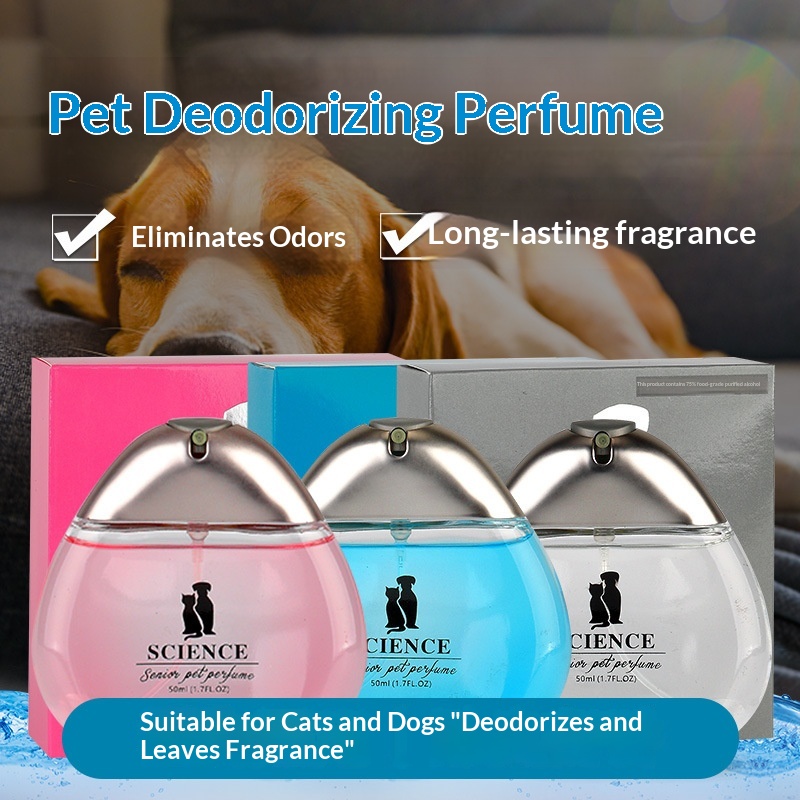 Science Pet Perfume In Glass Bottle
