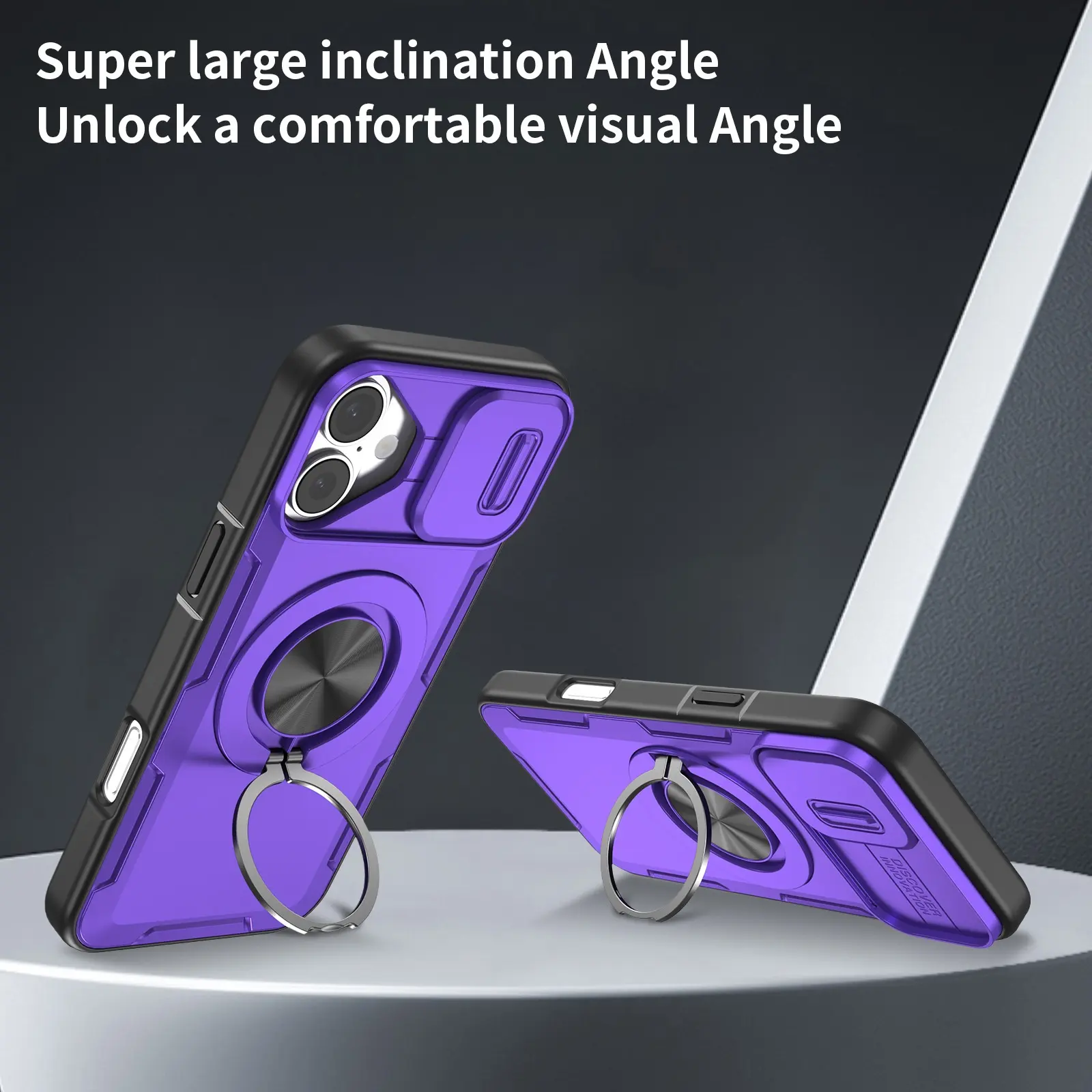 Magnetic Phone Case With A Pop-up Stand