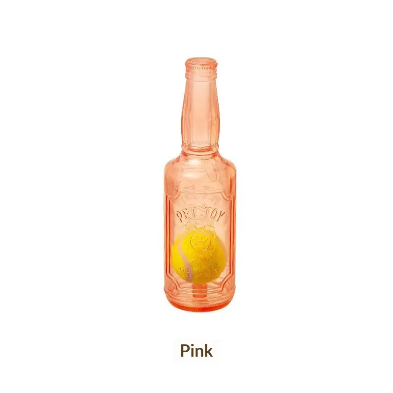 Pet Interactive Dog-Sounding Tennis Ball Bottle