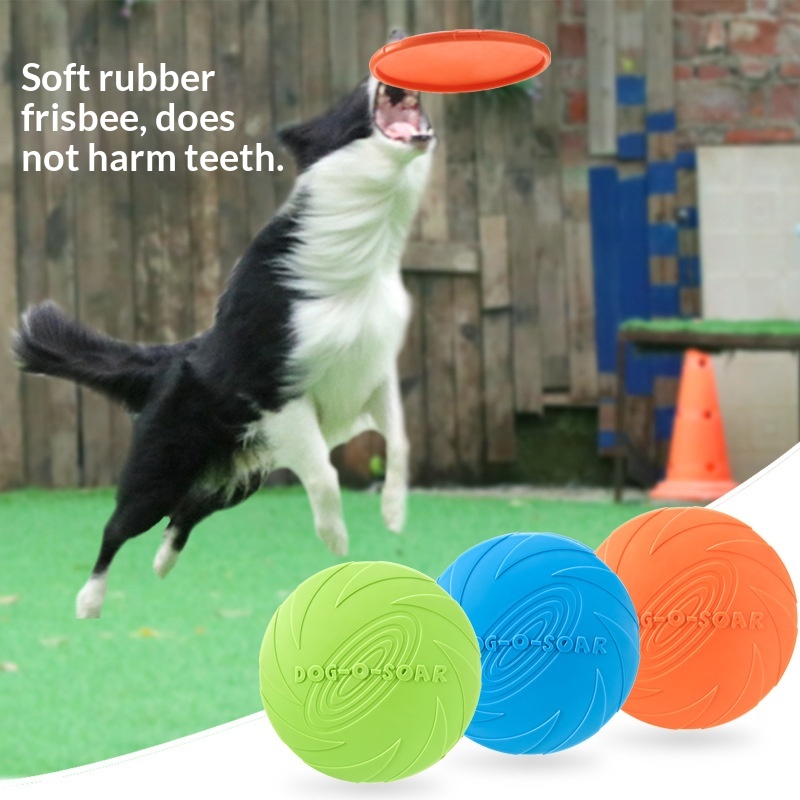 Pet Dog Bite-Resistant Training Flying Disc Fetch Toy