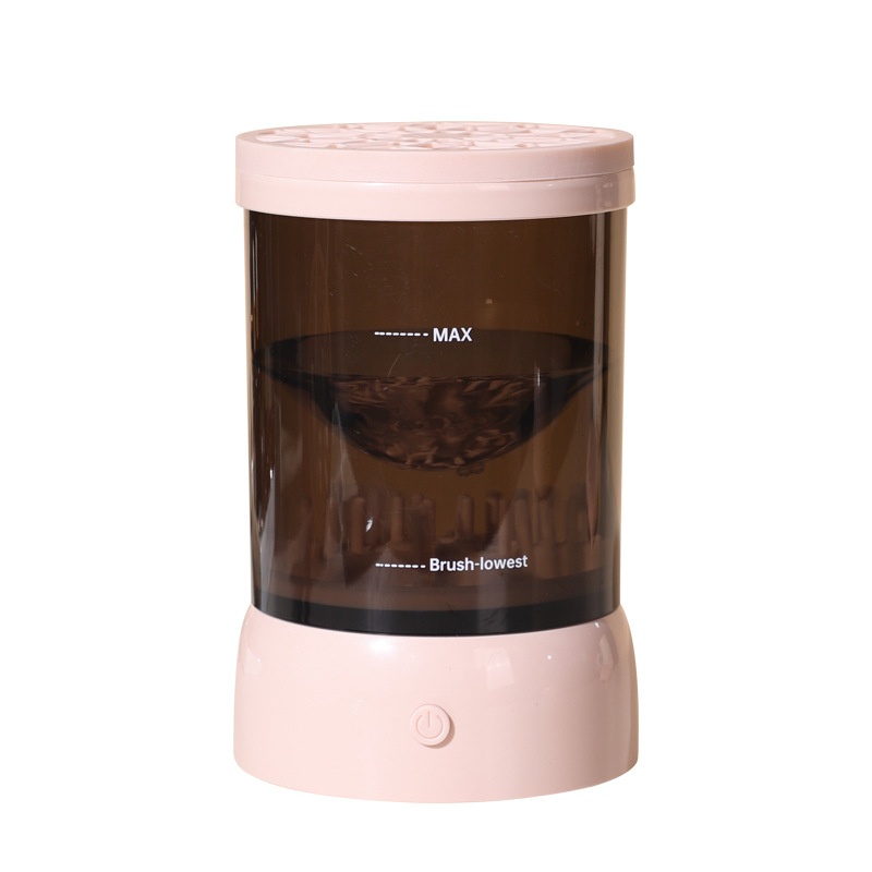 Portable Makeup Brush Storage And Cleaning Device