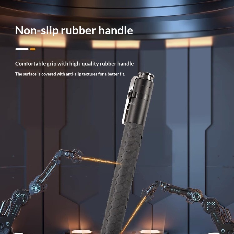 Automatic Spring-loaded Extendable Baton For Self-defense