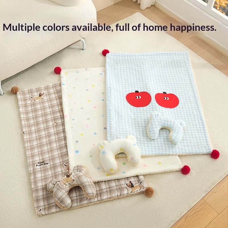 Thickened Pet Blanket All-season Universal For Teddy Dogs thumbnail 2