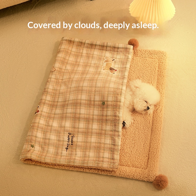 Thickened Pet Blanket All-season Universal For Teddy Dogs thumbnail 3