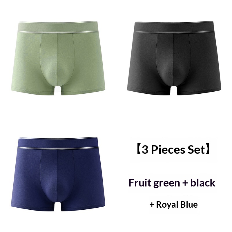 Mens Cotton Boxer Briefs, Simple And Elegant, With Graphene Antibacterial Properties thumbnail 6