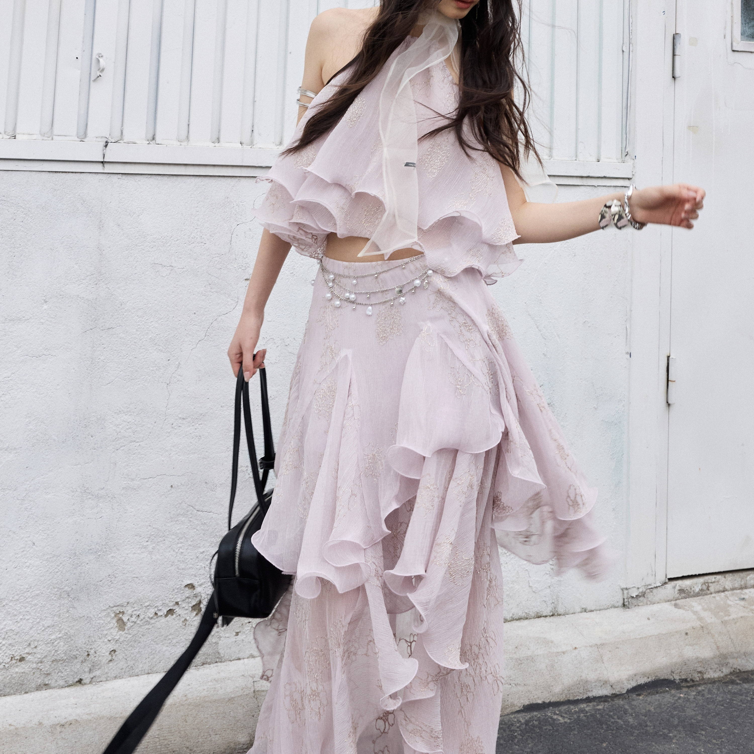 Retro Romantic Vibe Fairy Peach-Pink 3D Set