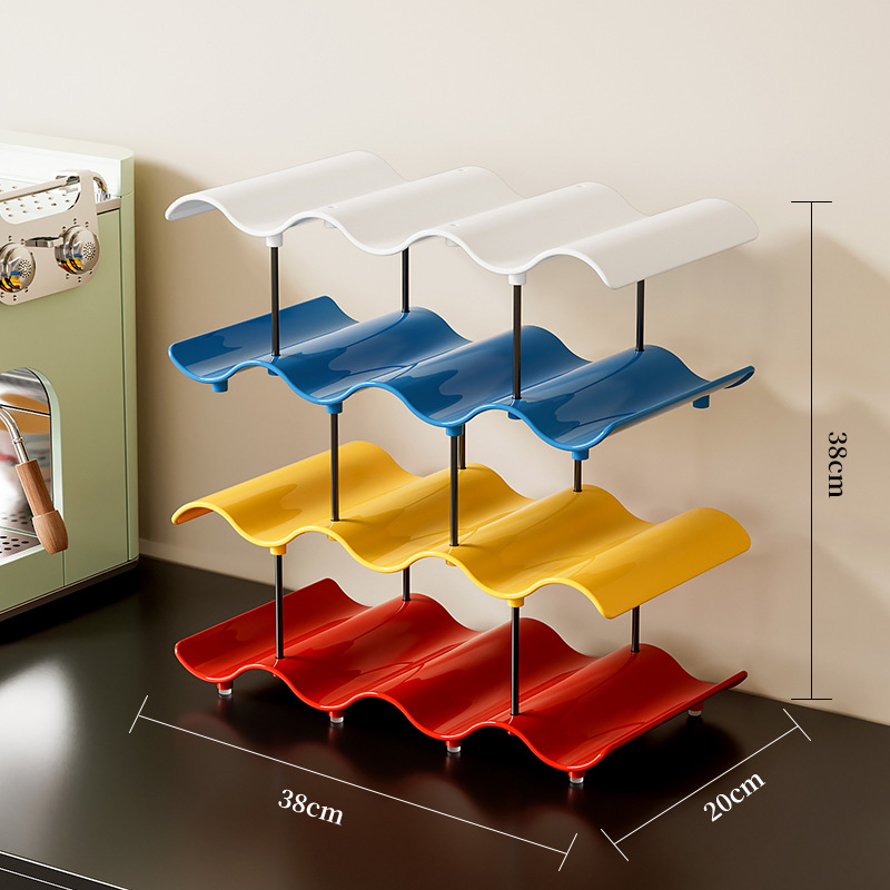 Stackable Water Cup Holder Household Insulated Cup Display Rack thumbnail 7