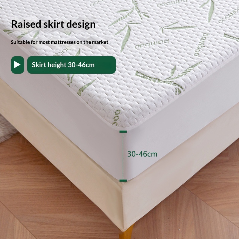 Bamboo Fiber Air-Layer Waterproof Fitted Sheet