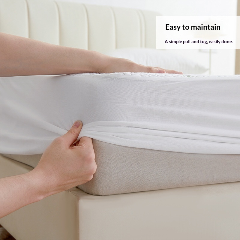 Bamboo Fiber Air-Layer Waterproof Fitted Sheet