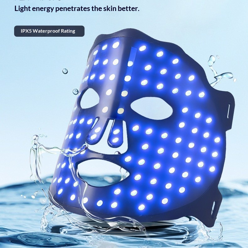 LED Silicone 7-Color Mask Photon Skin-Rejuvenation Facial Device