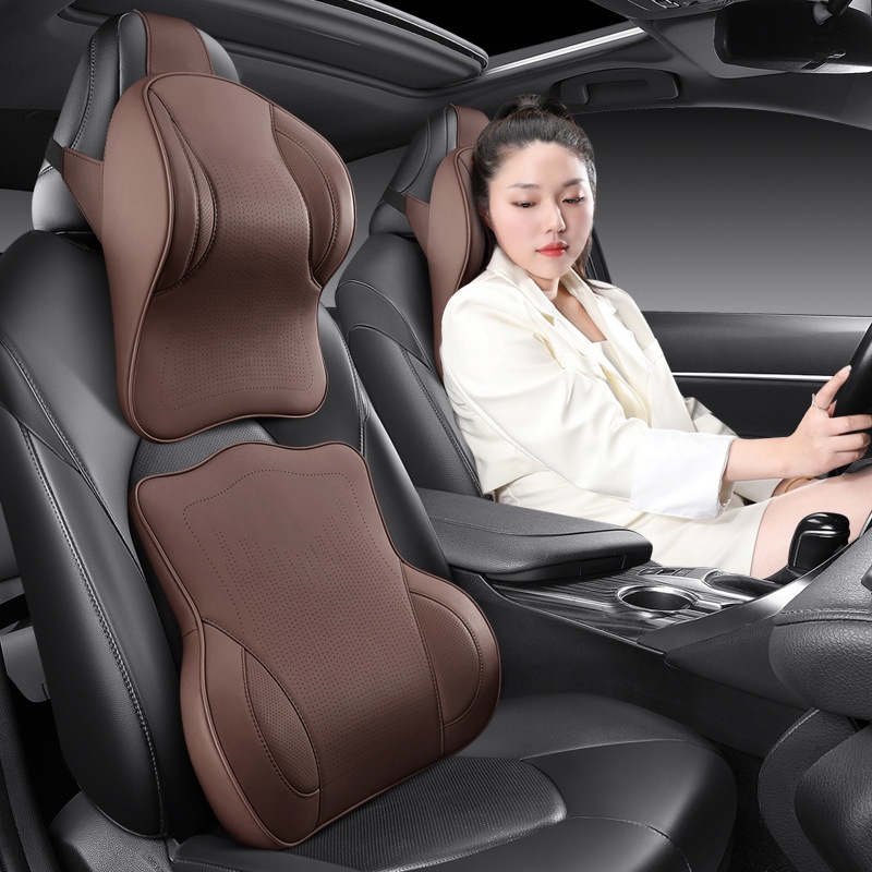 Car Headrest And Lumbar Support Made Of Aviation Memory Foam